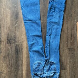7 For All Mankind Blue Boot Cut Jeans